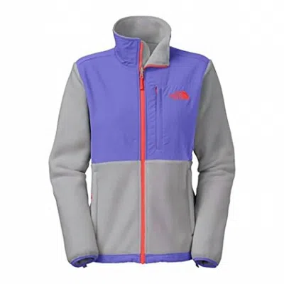 The North Face Women's Denali 2 Jacket In Mid Grey/starry Purple In Multi