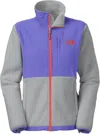 The North Face Women's Denali 2 Jacket In Mid Grey/starry Purple In Multi