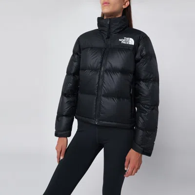 The North Face Retro Puffer High Collar Elastic Cuffs In Black