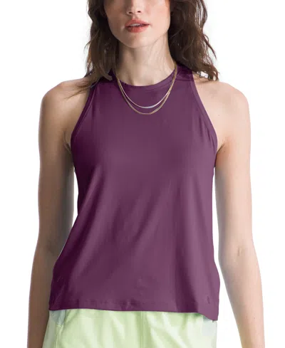 The North Face Women's Dune Sky Standard Tank Top In Black Currant Purple