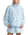 The North Face Women's Easy Wind Full-zip Jacket In Barely Blue