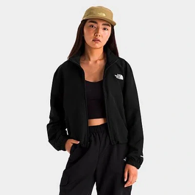 The North Face Women's Easy Wind Full-zip Jacket In Black