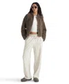 The North Face Women's Essential Simple Dome Straight Leg Sweatpants In Brown