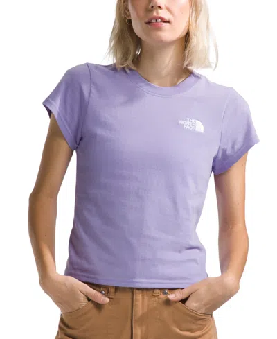 The North Face Women's Evolution Cutie Cotton T-shirt In High Purple