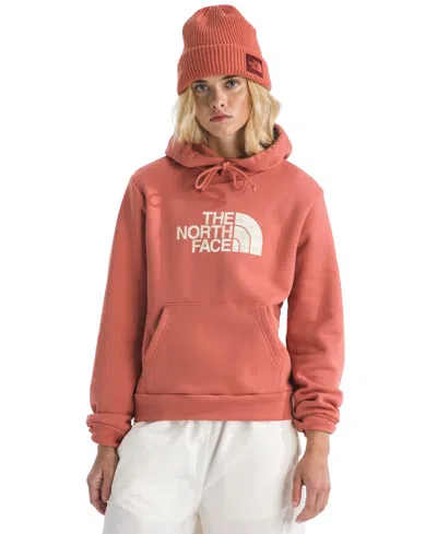 The North Face Women's Evolution Edge Of Light Half Dome Hoodie In Red