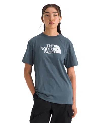 The North Face Evolution Half Dome Short Sleeve T-shirts In Gray
