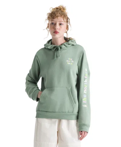 The North Face Women's Evolution Proud Logo Detail Hoodie In Green