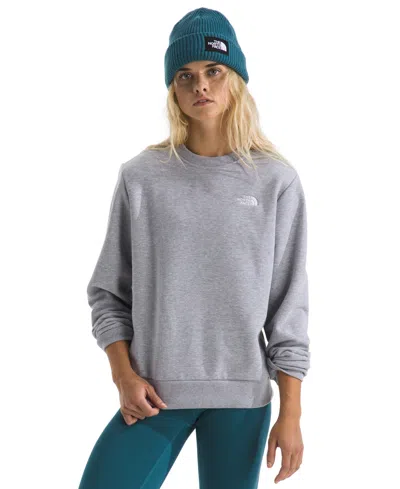 The North Face Women's Evolution Simple Dome Crew Neck Top In Gray