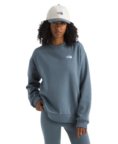 The North Face Women's Evolution Simple Dome Oversized Crewneck Sweatshirt In Gray