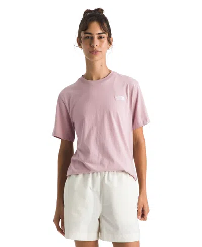 The North Face Women's Evolution Simple Dome Short-sleeve T-shirt In Pink