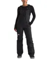 The North Face Women's Freedom Insulated Bib Overalls In Tnf Black