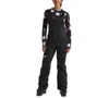 The North Face Women's Freedom Printed Bib Overalls In Tnf Black