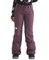 The North Face Women's Freedom Stretch Snow Pants In Midnight Mauve