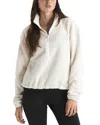 The North Face Women's Glacier Fleece Half Zip Jacket In Black