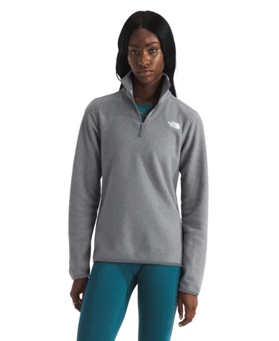 The North Face Women's Glacier Fleece Zip Jacket In Gray