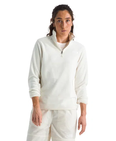The North Face Women's Glacier Fleece Zip Jacket In White