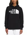 The North Face Logo Printed Drawstring Hoodie In Black