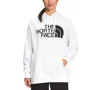 The North Face Women's Half Dome Fleece Pullover Hoodie In White