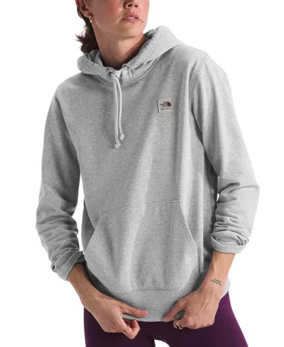 The North Face Women's Heritage Patch Logo Hoodie In Tnf Light Grey