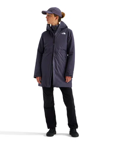 The North Face Women's Hikesteller Insulated Parka Jacket In Blue