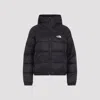 The North Face Thermal-insulated Channel Quilted Hooded Puffer Jacket In Black
