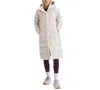 The North Face Women's Hydrenalite Down Parka In White Dune