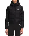 The North Face Thermal-insulated Channel Quilted Hooded Puffer Jacket In Black