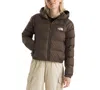 The North Face Hydrenalite Hooded Down Jacket In Smokey Brown