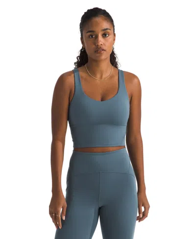 The North Face Women's Jaida V-neck Long Bra In Gray