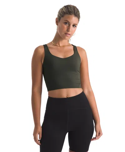 The North Face Women's Jaida V-neck Long Bra In Green