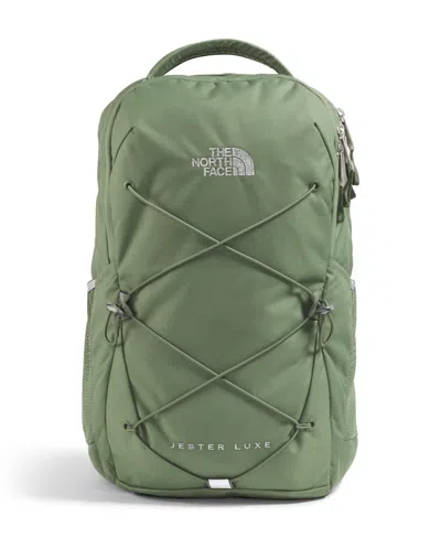 The North Face Women's Jester Luxe Backpack Messenger In Bark Mist,silver Metallic