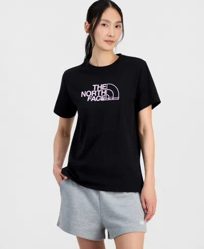 The North Face Women's Large Type Short-sleeve Graphic Tee In Black
