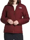 The North Face Women's Mossbud Insulated Reversible Jacket In Pomegranate In Red