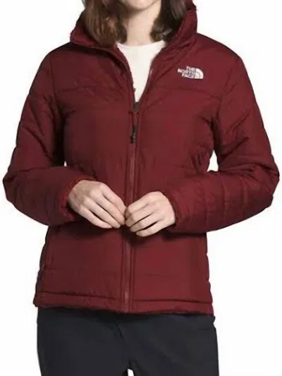 The North Face Women's Mossbud Insulated Reversible Jacket In Pomegranate In Red