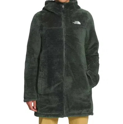 The North Face Women's Mossbud Insulated Reversible Parka Jacket In Thyme In Beige