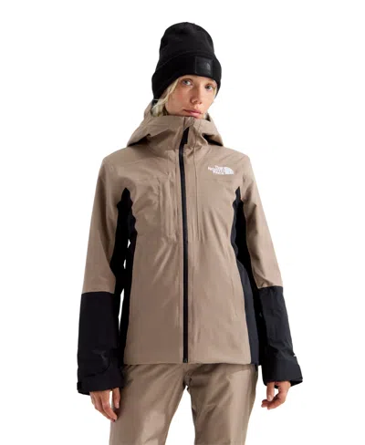 The North Face Women's Mount Bre Ski Hooded Jacket In Brown