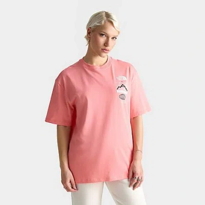 The North Face Women's Multi-trek Oversized T-shirt In Pink