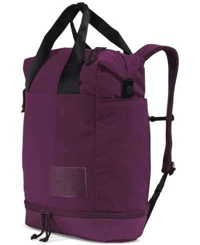 The North Face Women's Never Stop Utility Backpack In Black Currant Purple,tnf Black
