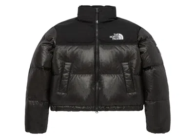 Pre-owned The North Face Women's Novelty Nuptse Rds Down Jacket In Black