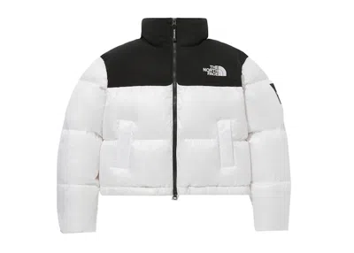 Pre-owned The North Face Women's Novelty Nuptse Rds Down Jacket In Snow White