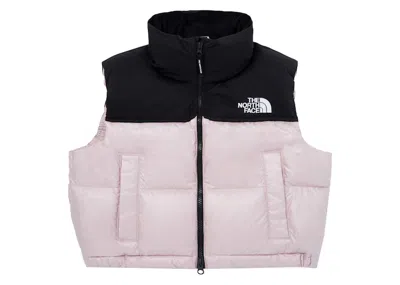 Pre-owned The North Face Women's Novelty Nuptse Rds Down Vest In Pink