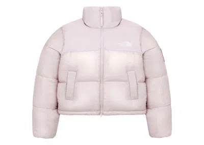 Pre-owned The North Face Women's Novelty Rds Down Nuptse Jacket In Light Pink