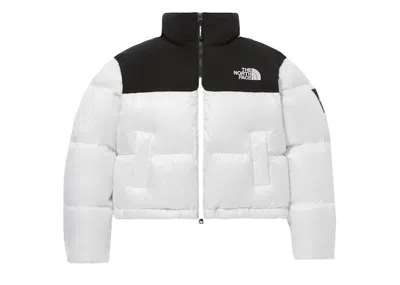 Pre-owned The North Face Women's Novelty Rds Down Nuptse Jacket In Snow White
