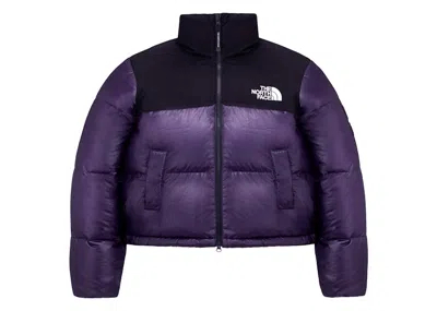 Pre-owned The North Face Women's Novelty Rds Down Nuptse Jacket In Violet In Purple