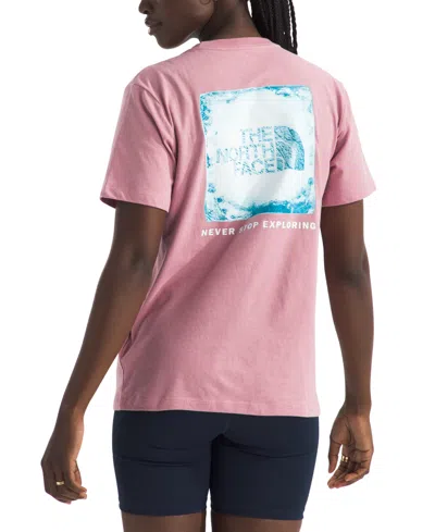 The North Face Women's Nse Box Logo T-shirt In Mauve