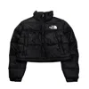 The North Face Women's Nuptse Short Jacket In Black