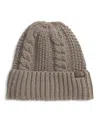 The North Face Women's Oh Mega Cable-knit Cuffed Beanie In Neutral