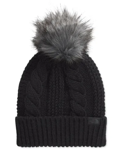 THE NORTH FACE WOMEN'S OH MEGA FAUX-FUR POM BEANIE