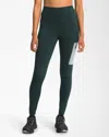 The North Face Women's Paramount Tight Leggings In Dark Sage Green/silver Blue In Multi