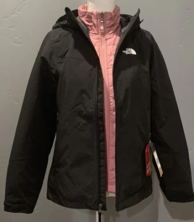 Pre-owned The North Face Women Peak Triclimate 3-in-1 Waterproof Winter Jacket In Black In Tnf Black